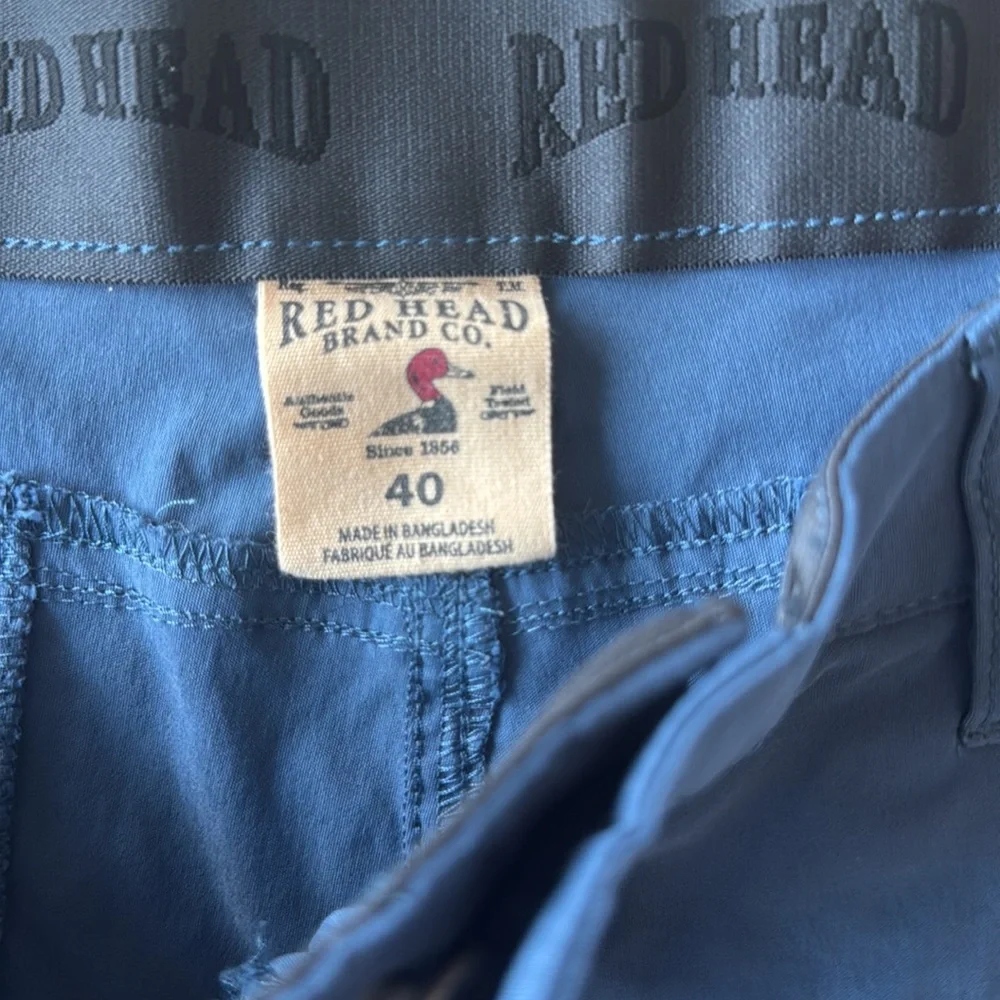 Red Head Shorts from Bass Pro Shops‎ men 40 blue spot see pic